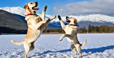 los labradores cuando hace frío