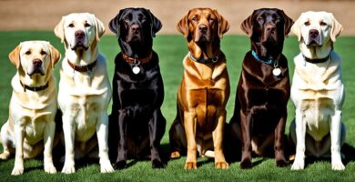 El espectro de colores del Labrador: Guía visual