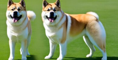akita lenguaje corporal movimiento de la cola