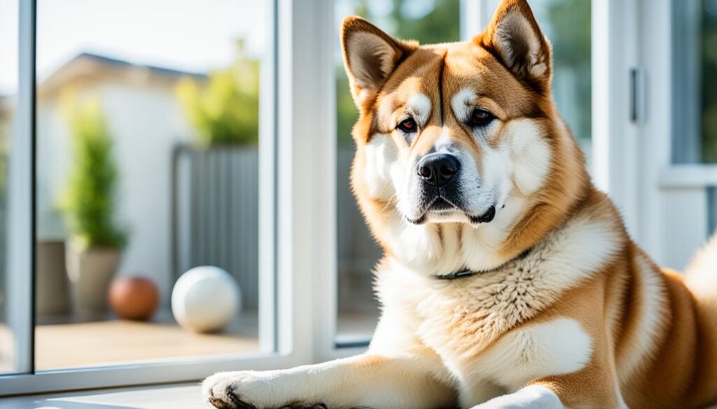 dejar a los akitas solos en casa dejar a los akitas solos en casa