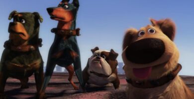 perros de la película Up